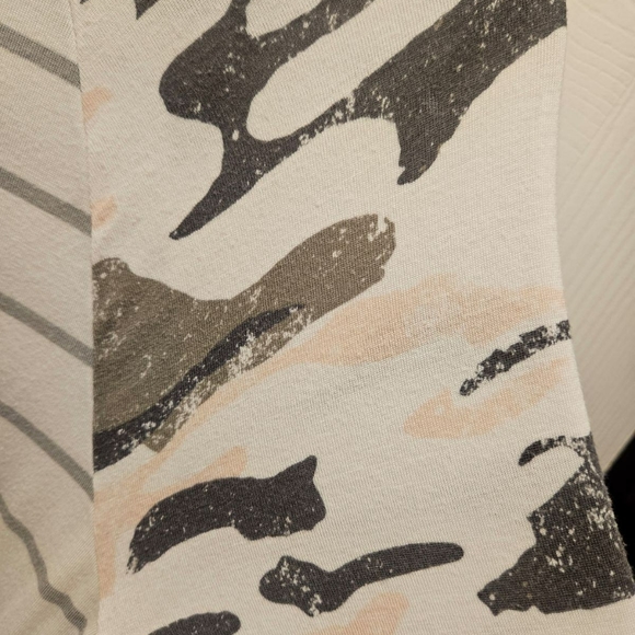 3/4in Sleeve Maurice's Striped/Camo print 24/7 Shirt - Picture 5 of 9